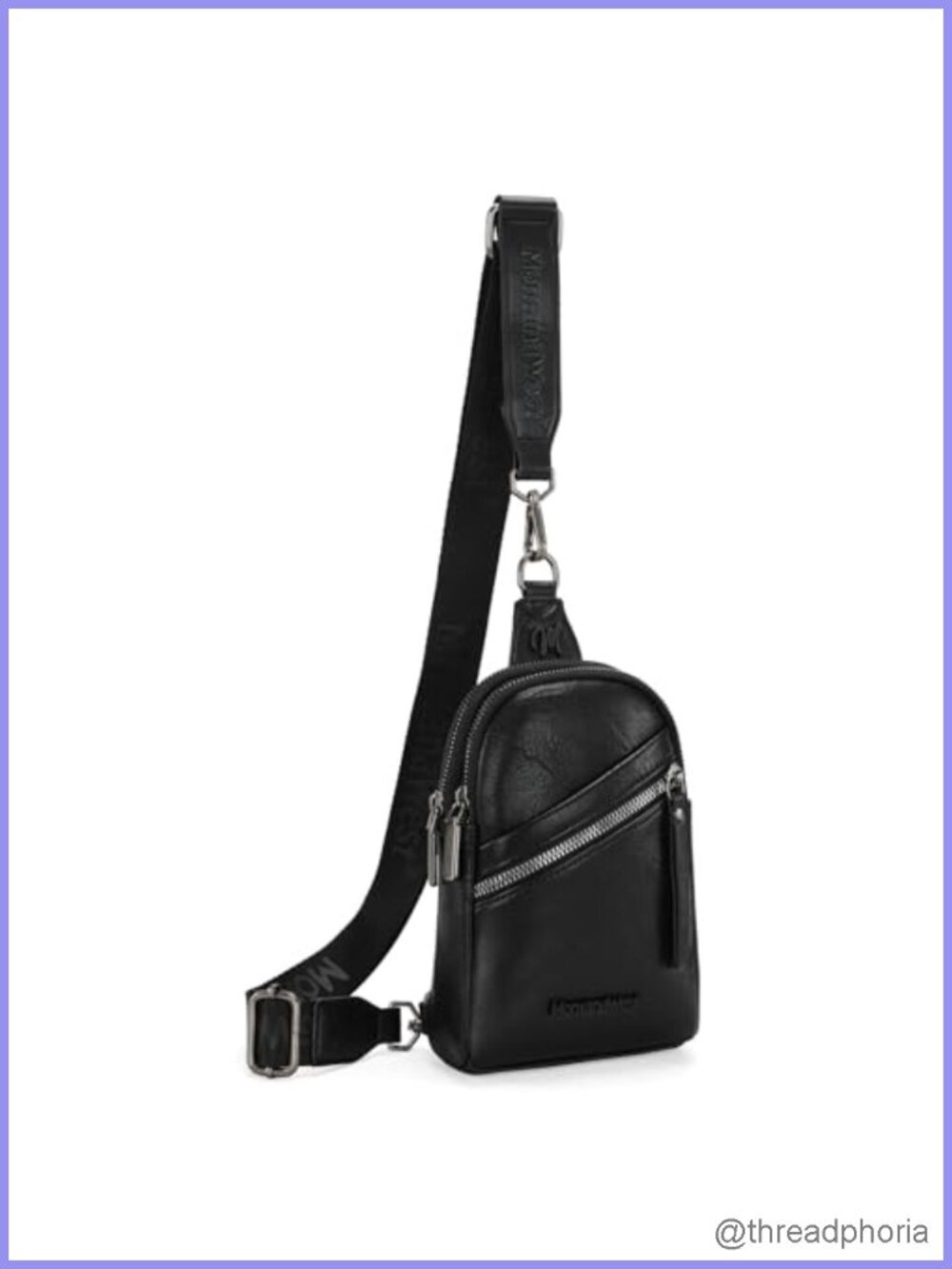 Small Sling Bag for Women PU Leather Crossbody Purse with Adjustable Strap